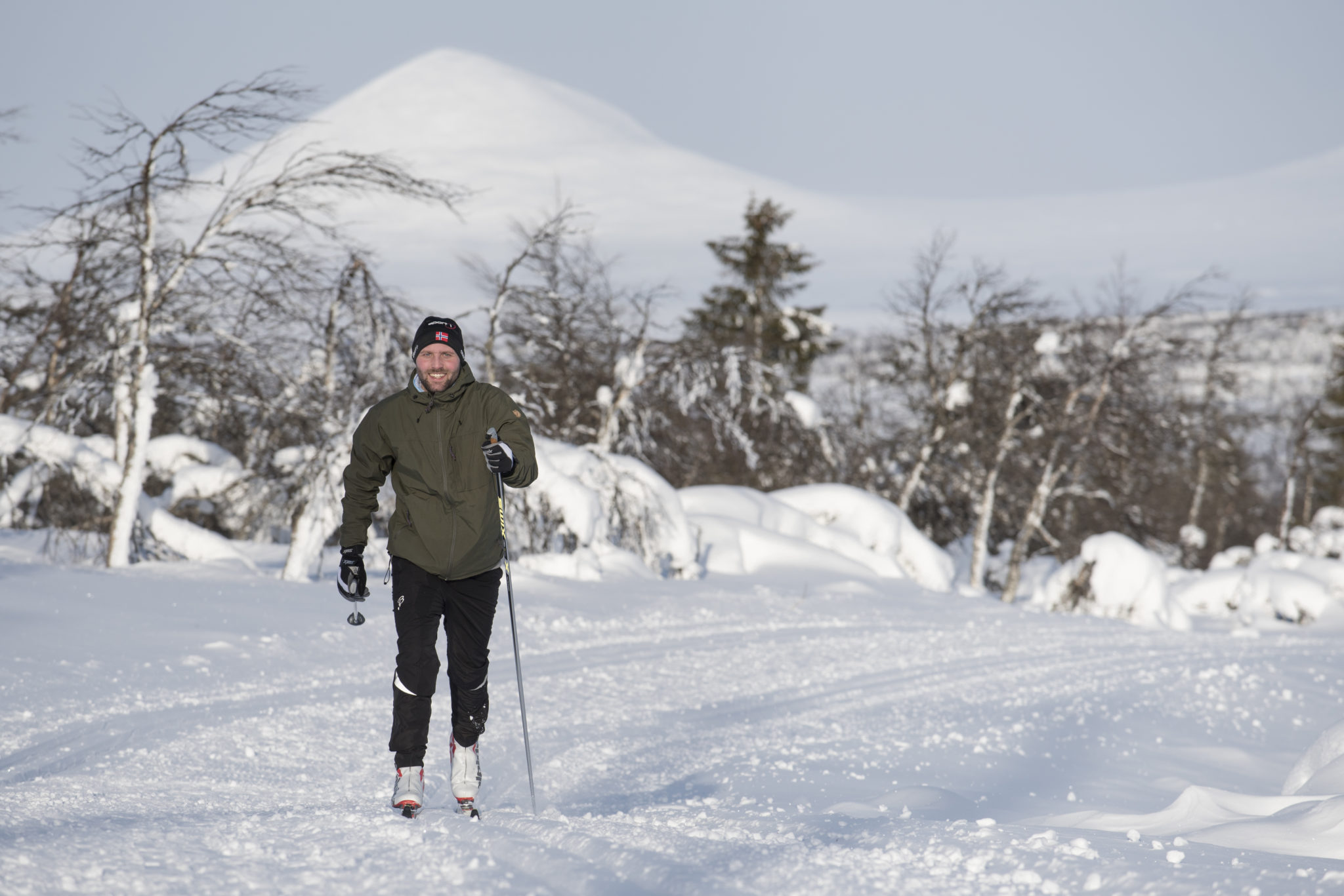 Ski inn – ski out på Venabygdsfjellet. Fotograf: Terje Rakke / Nordic Life